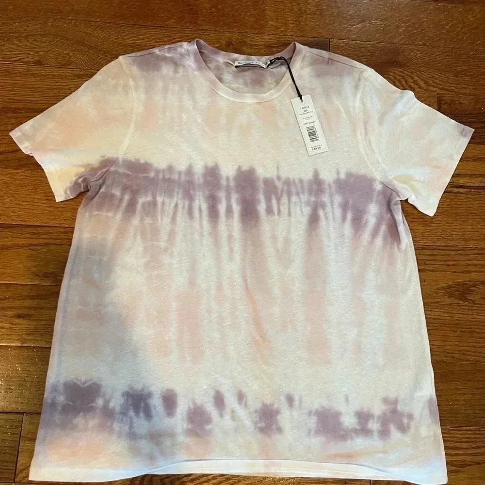 Michael Stars ● Colleen Fiji Wash Crew Tee Sz OS - Picture 2 of 3